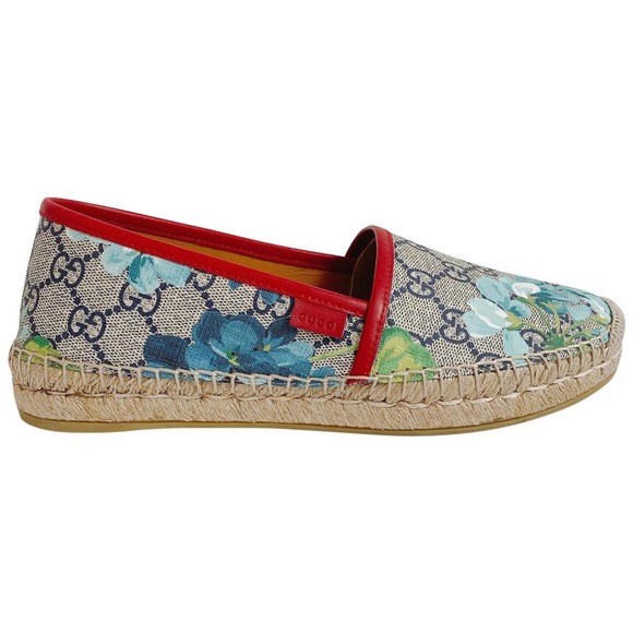 GUCCI GG logo floral bloom espadrilles flats - Picture 1 of 8